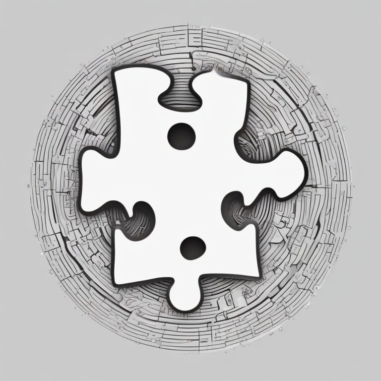 A puzzle piece symbolizing the integration of ethical considerations into AI development.