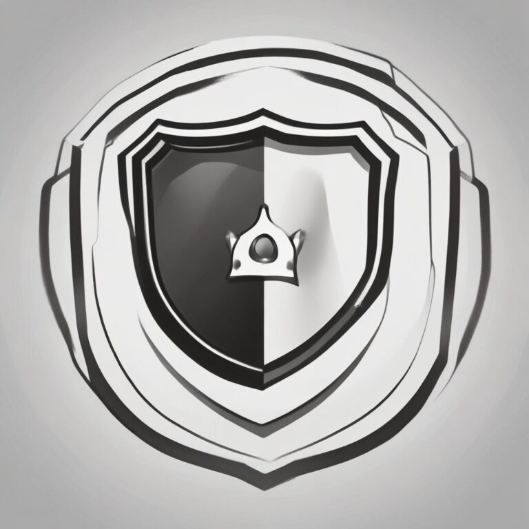 A shield to convey protection against data breaches and compliance risks.