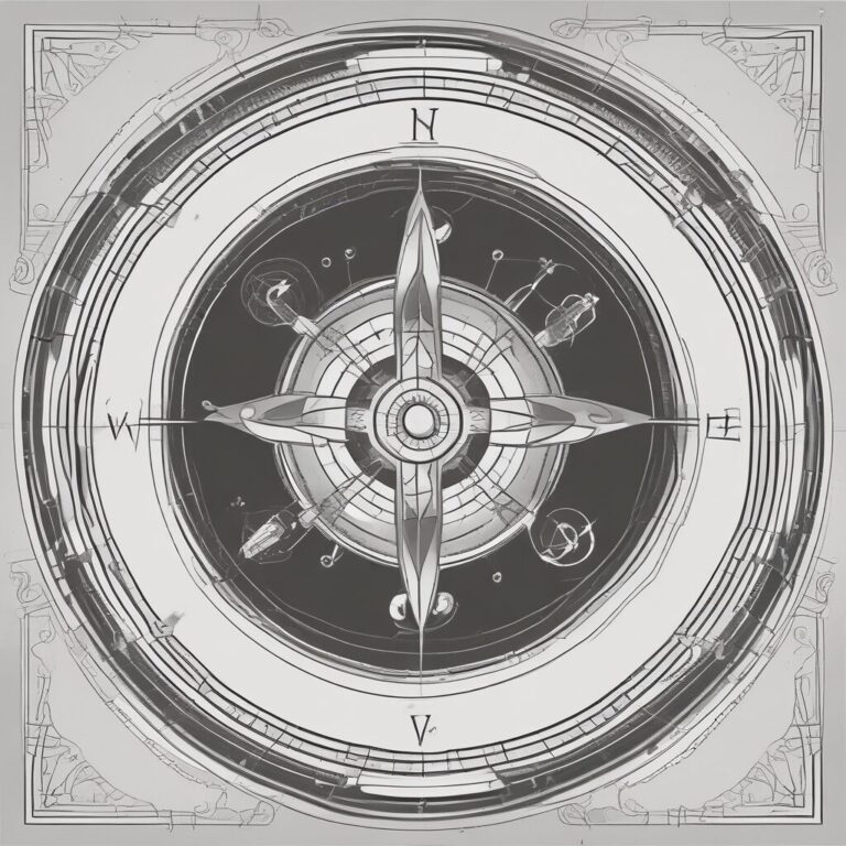 A compass illustrating guidance in navigating AI compliance and governance.