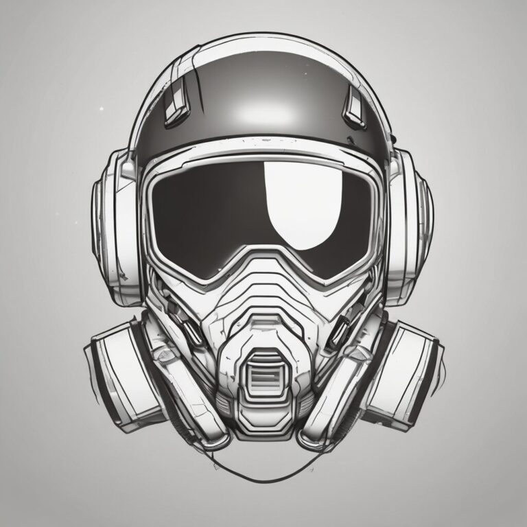 A safety helmet worn by drone operators