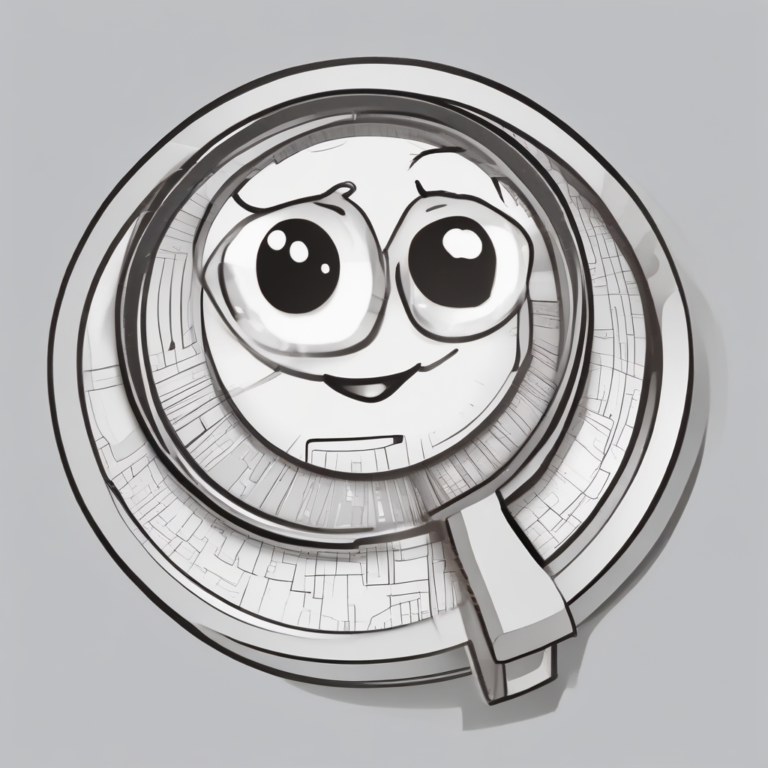 A magnifying glass