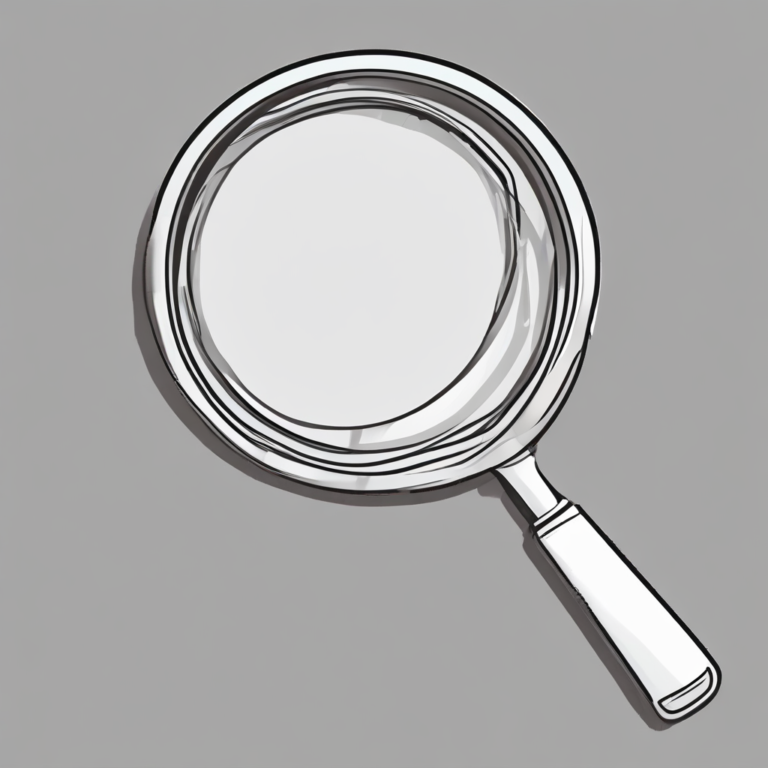 A magnifying glass