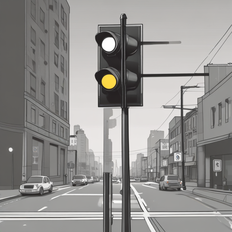 A traffic light