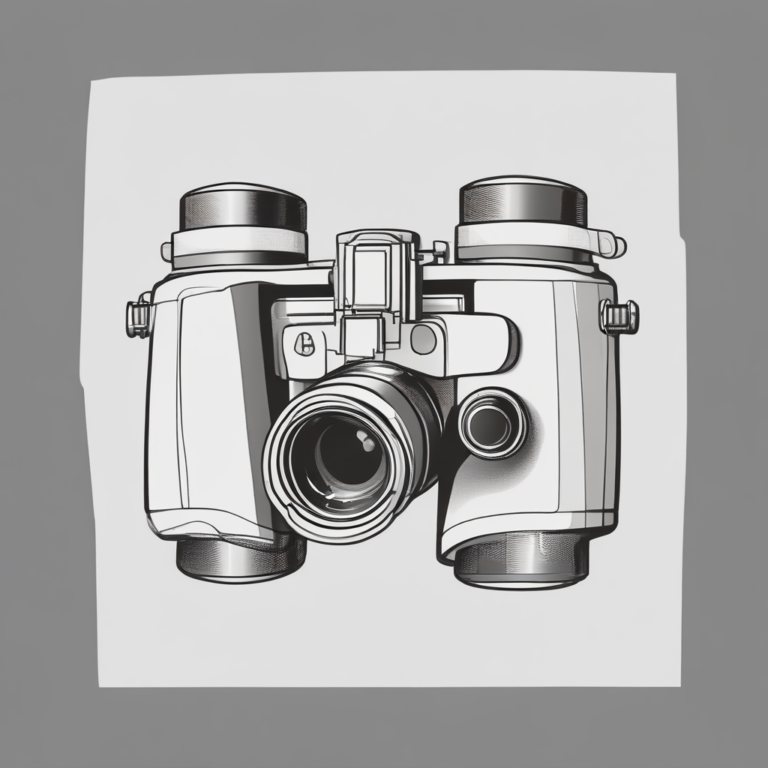 A pair of binoculars illustrating the need for foresight in AI regulation.