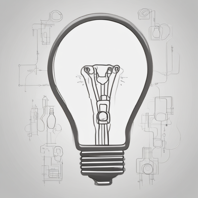 A lightbulb representing innovation and the potential for positive impact through ethical AI.
