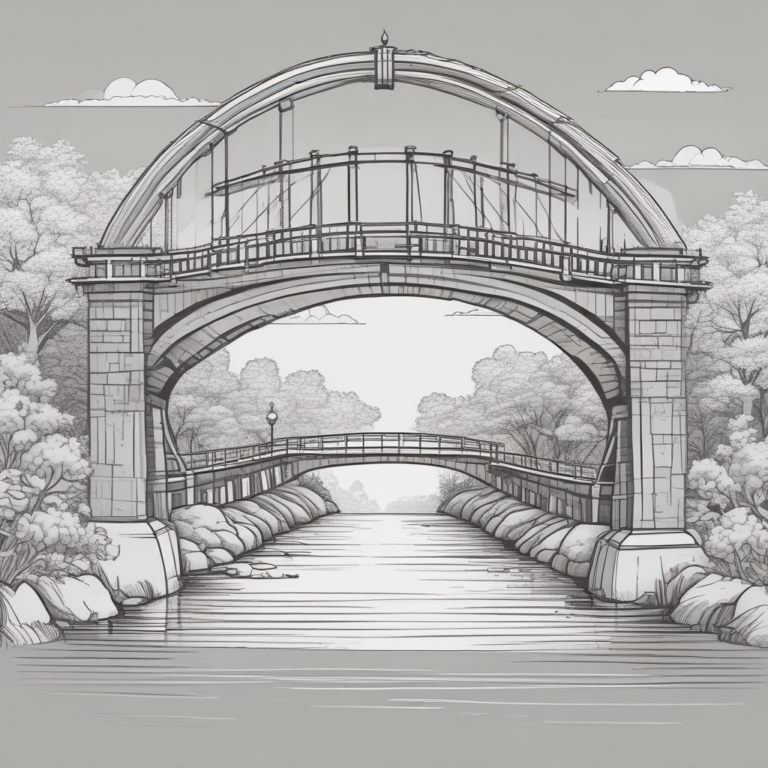 A bridge symbolizing connection and collaboration