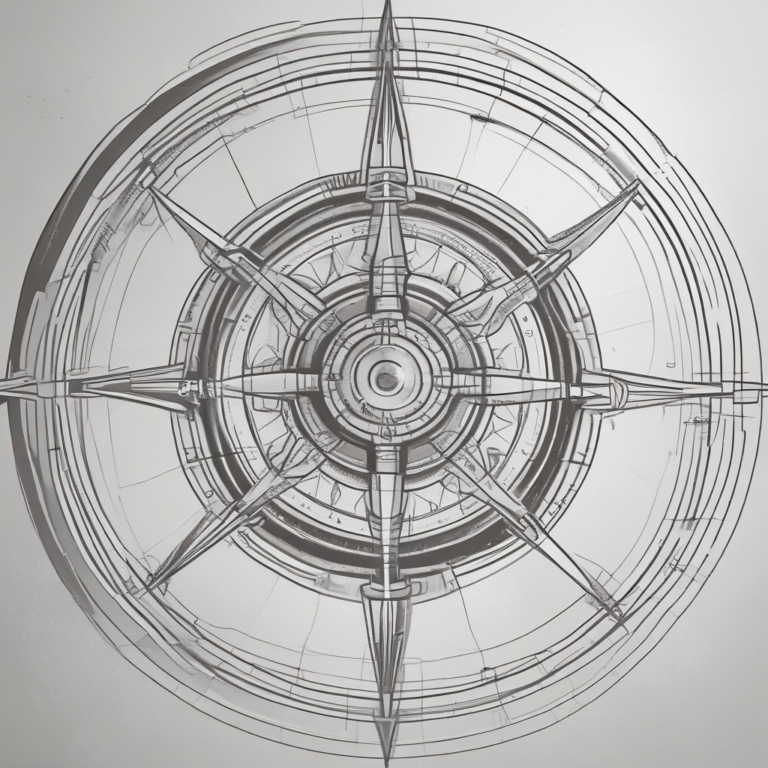 A compass