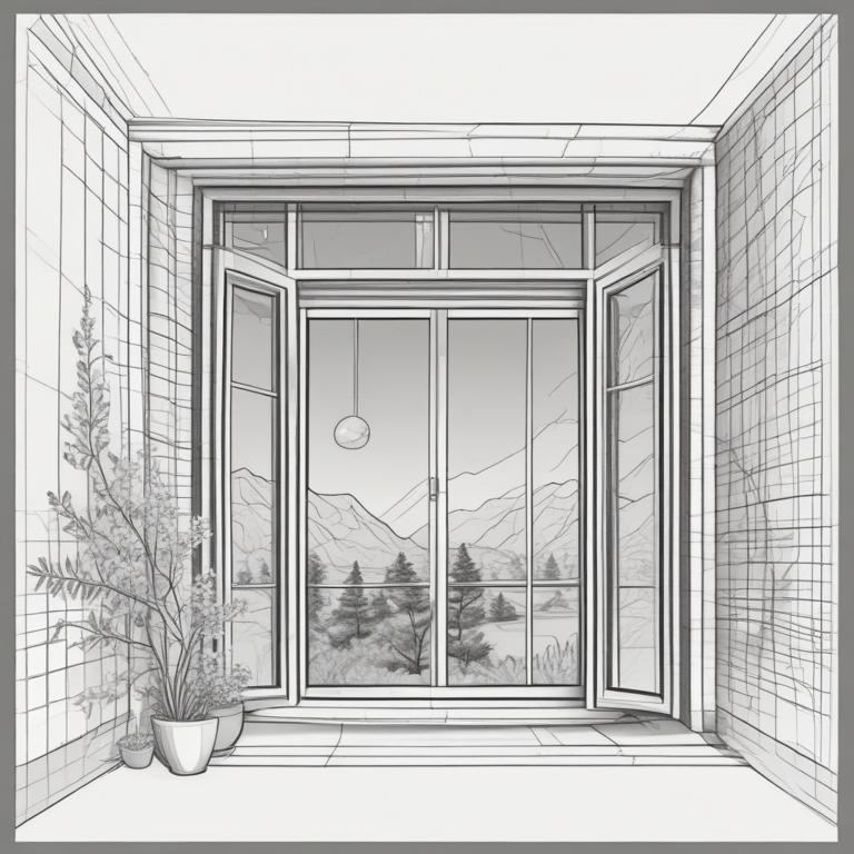 A crystal clear window