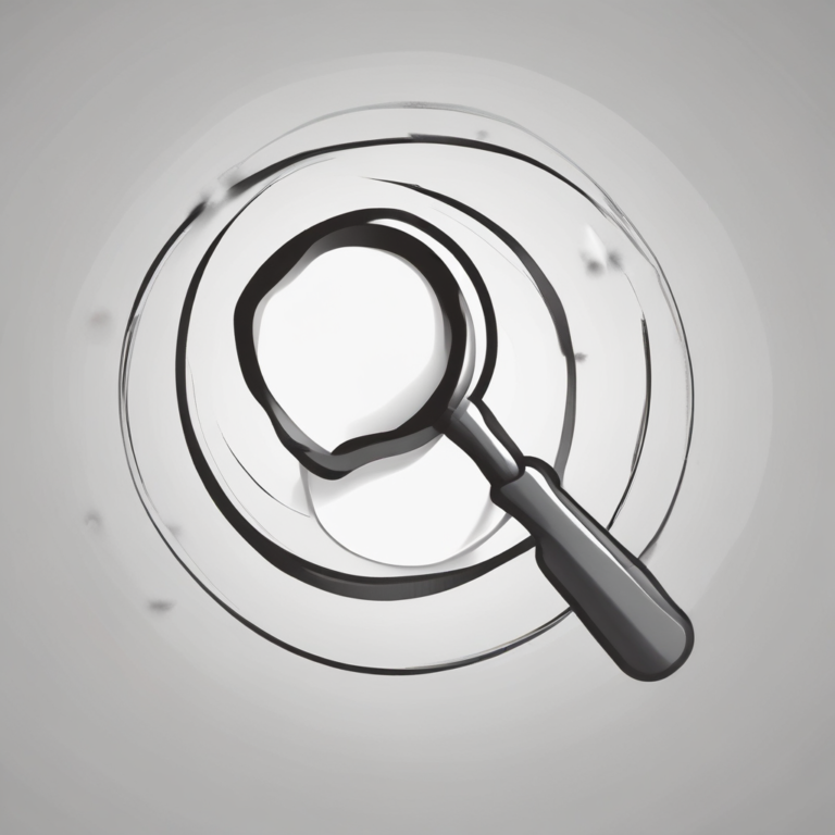 A magnifying glass