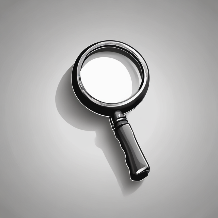 A magnifying glass