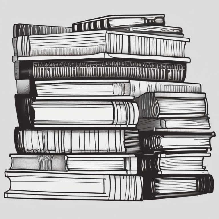 A stack of books