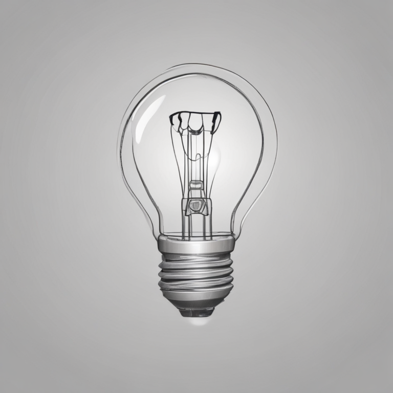 A lightbulb