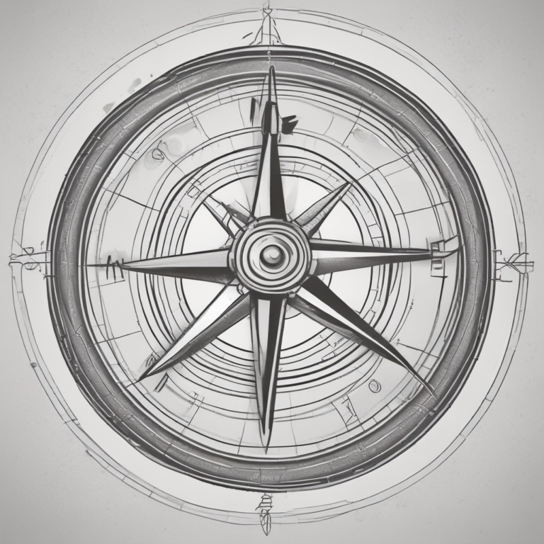 A compass