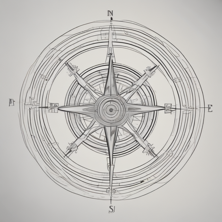 A compass