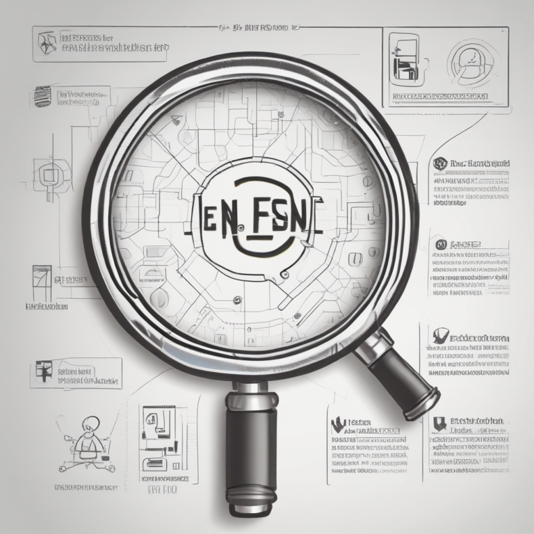 A magnifying glass highlighting the need for scrutiny and expertise in security roles.