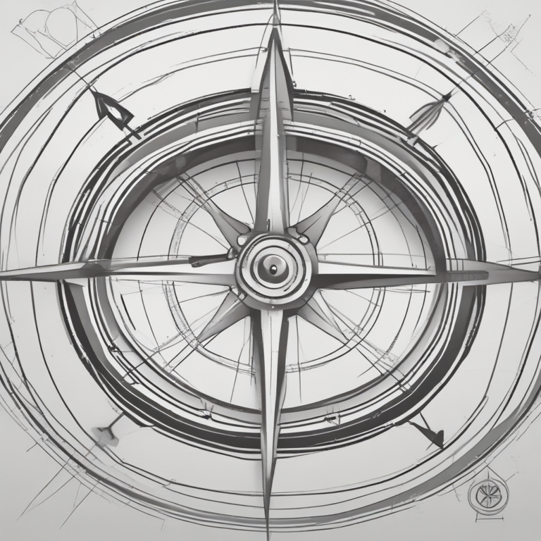A compass