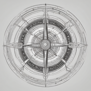A compass guiding the direction of AI legislation.