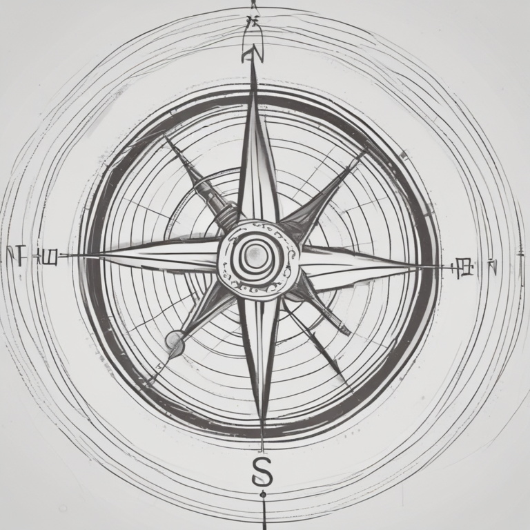 A compass