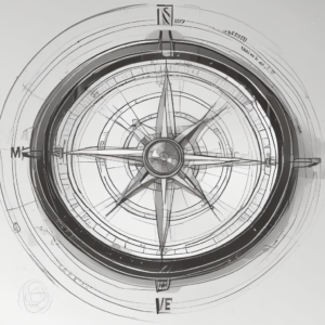 A compass pointing towards ethical navigation