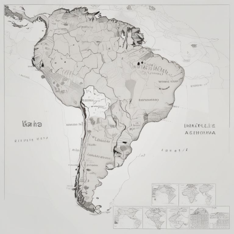 A map of Latin America