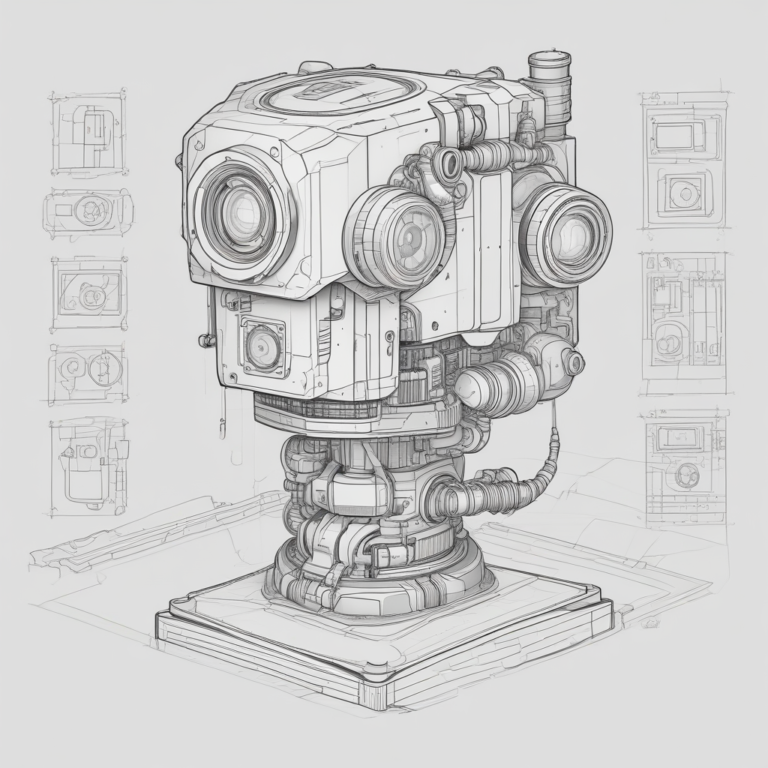 A blueprint of a smart machine