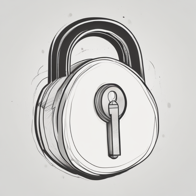 A lock and key representing security and the importance of safeguarding AI applications.