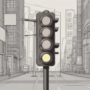 A traffic light