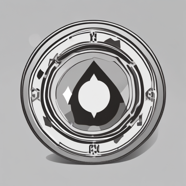 A poker chip