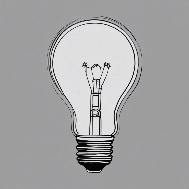 A lightbulb illustrating innovation and ideas in AI and governance.