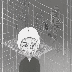 A safety net illustrating support and security in risk management.