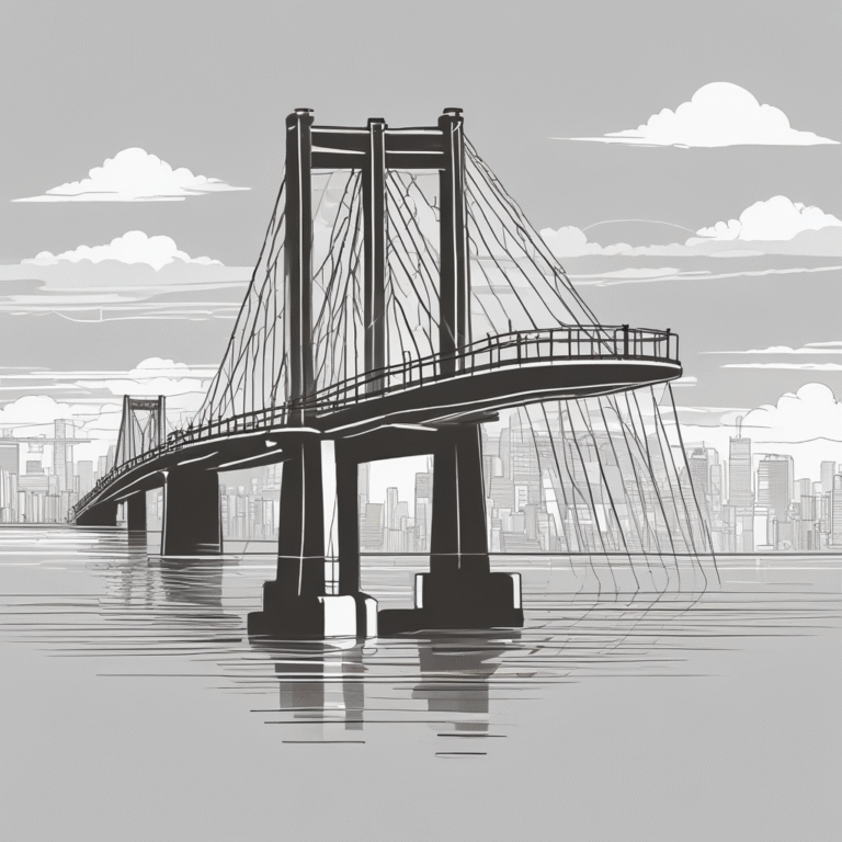 A bridge representing connection and collaboration.