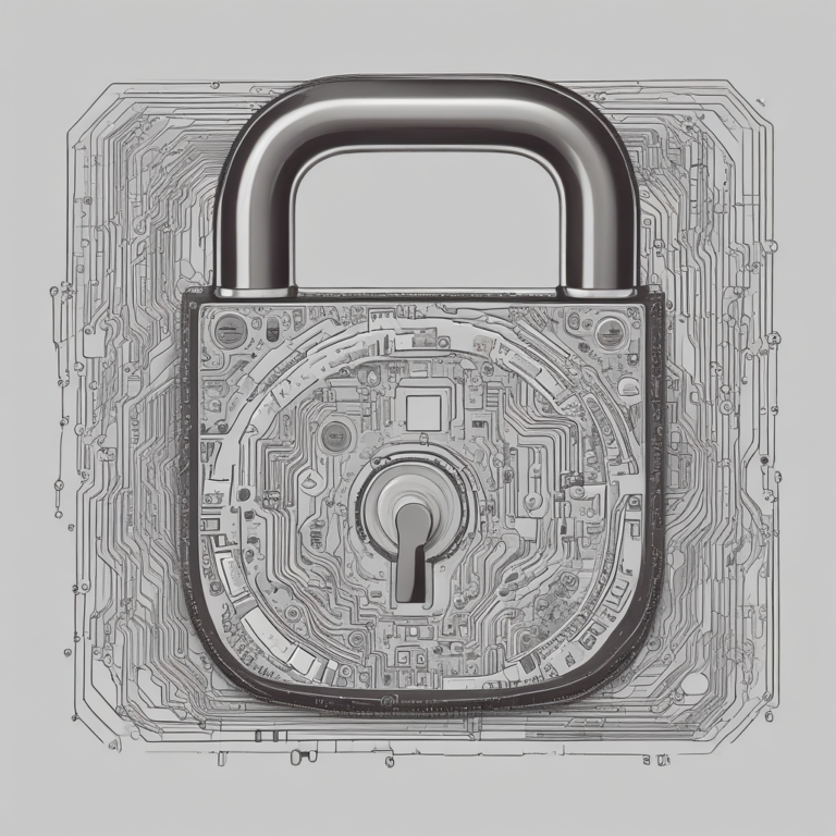 A lock with a circuit board design