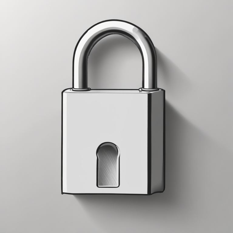 A padlock being cut