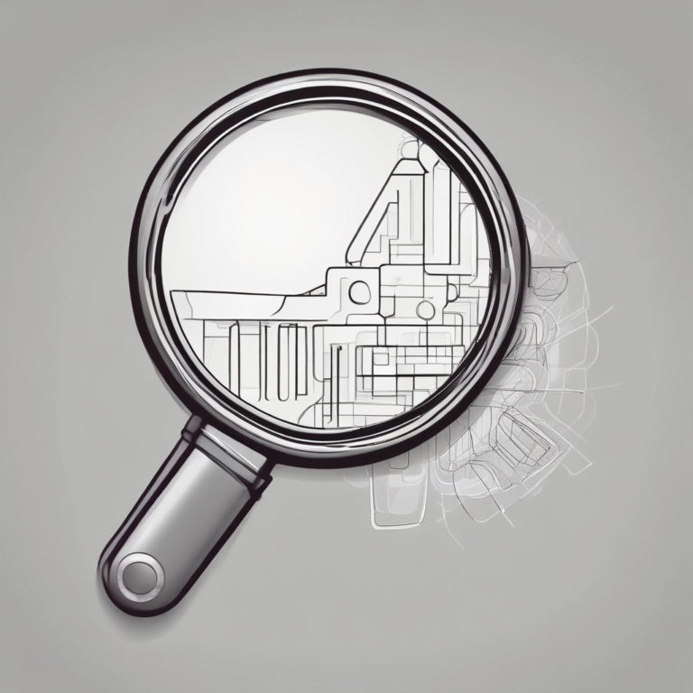 A magnifying glass