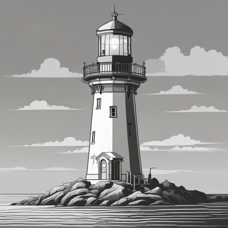 A lighthouse