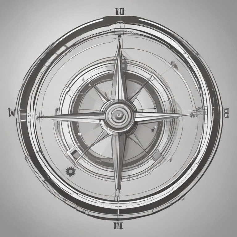 A compass
