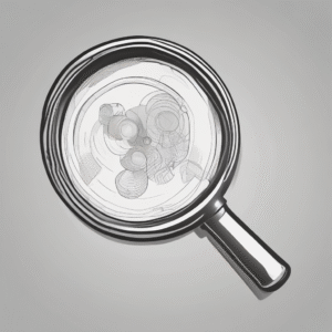 A magnifying glass