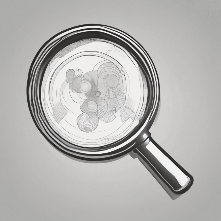 A magnifying glass