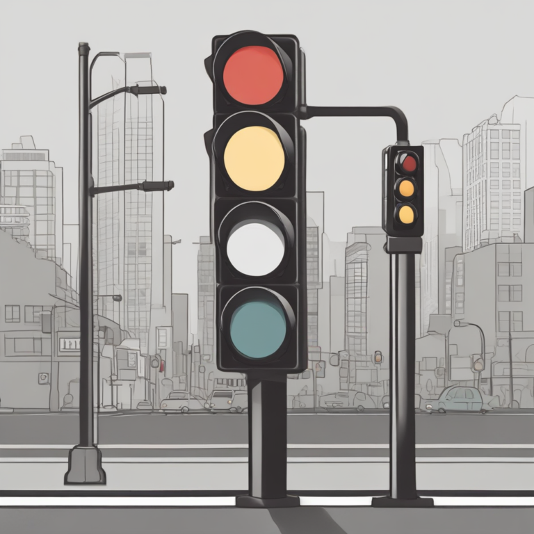 A traffic light
