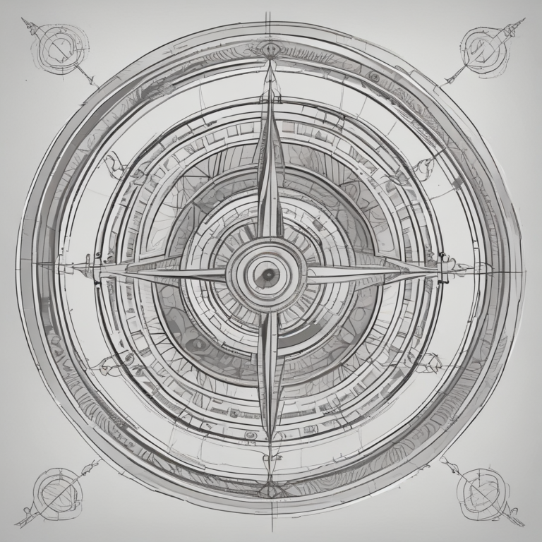 A compass