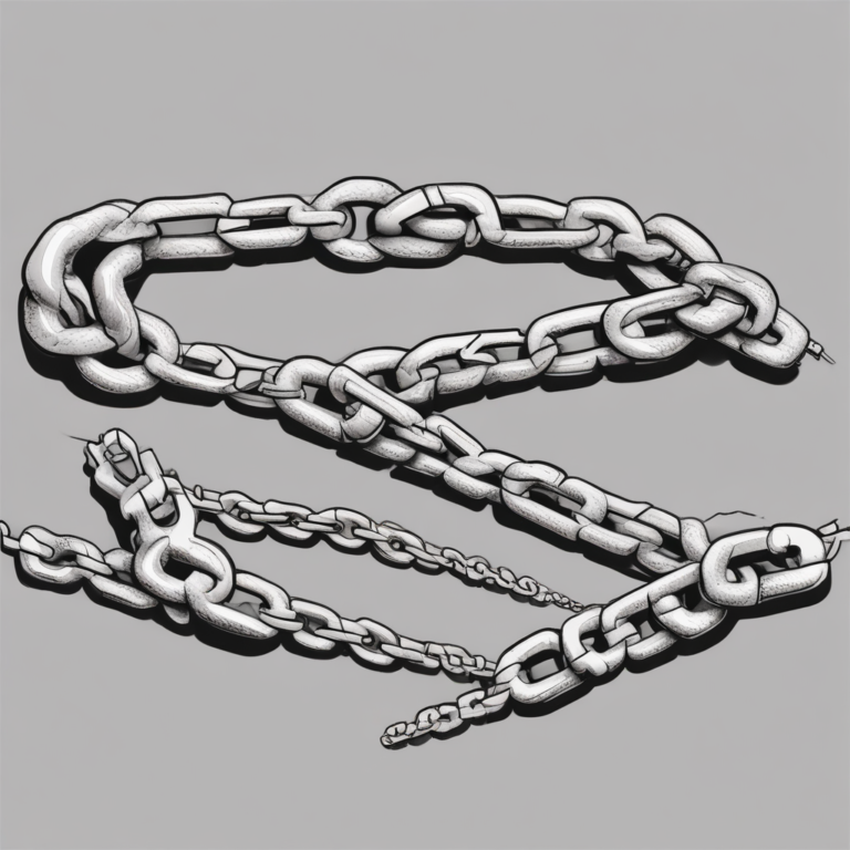 A broken chain