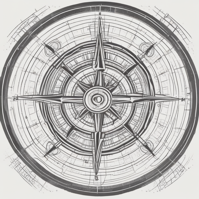 A compass indicating guidance and direction in navigating the complexities of AI in insurance operations.