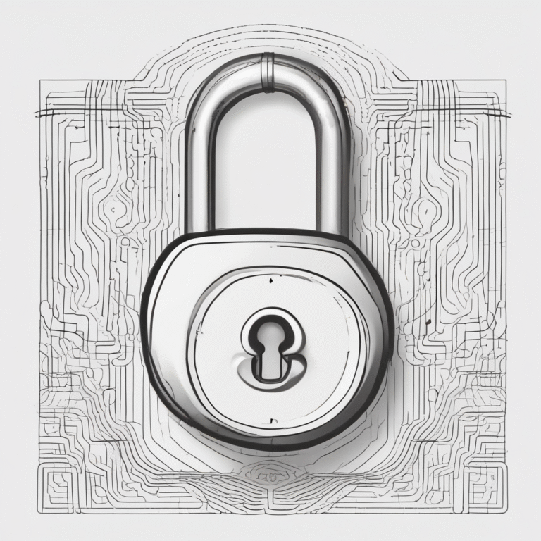 A lock signifying security and the safeguarding of information in AI governance.