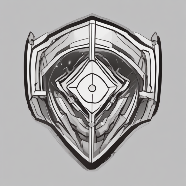 A transparent shield