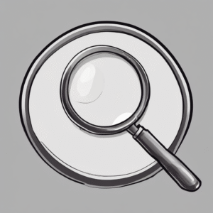 A magnifying glass