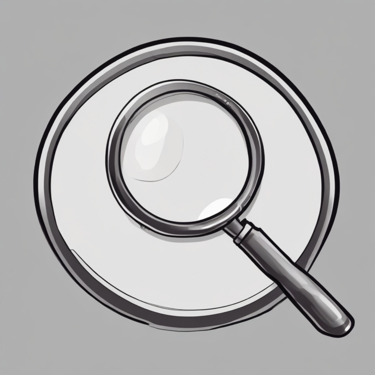 A magnifying glass