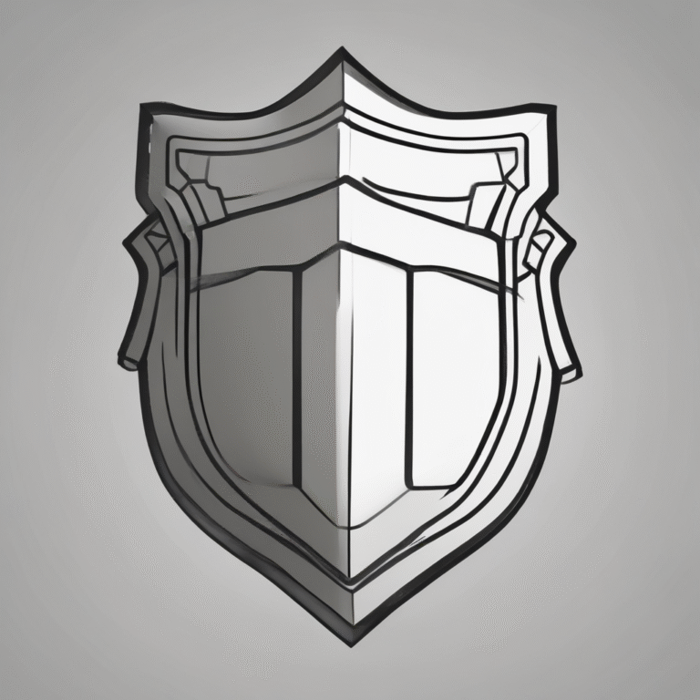 A shield embodying protection and safety in AI applications.