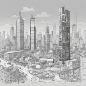 A blueprint or architectural plan for a smart city