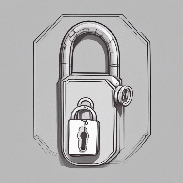 A lock and key representing the safeguarding of ethical standards in technology.