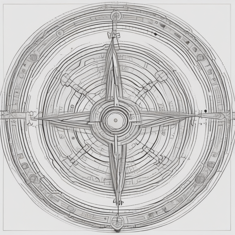 A compass illustrating guidance in ethical AI practices